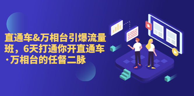 直通车+万相台引爆流量班，6天打通你开直通车·万相台的任督 二脉-启航188资源站