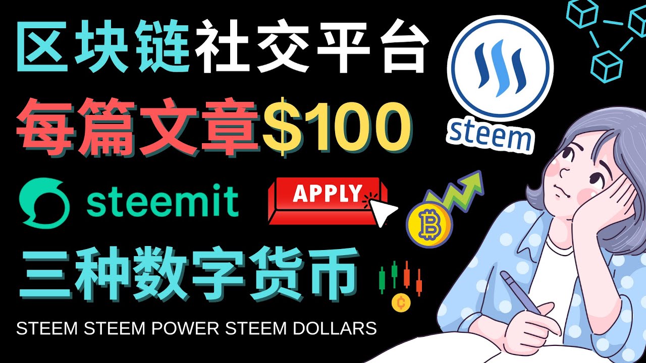 （4603期）区块链的社交媒体平台Steemit，每篇文章赚100美元 – 注册流程和盈利模式-启航188资源站