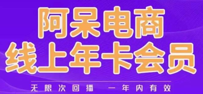 阿呆电商线上年会员，阿呆电商干货分享（更新中）-启航188资源站