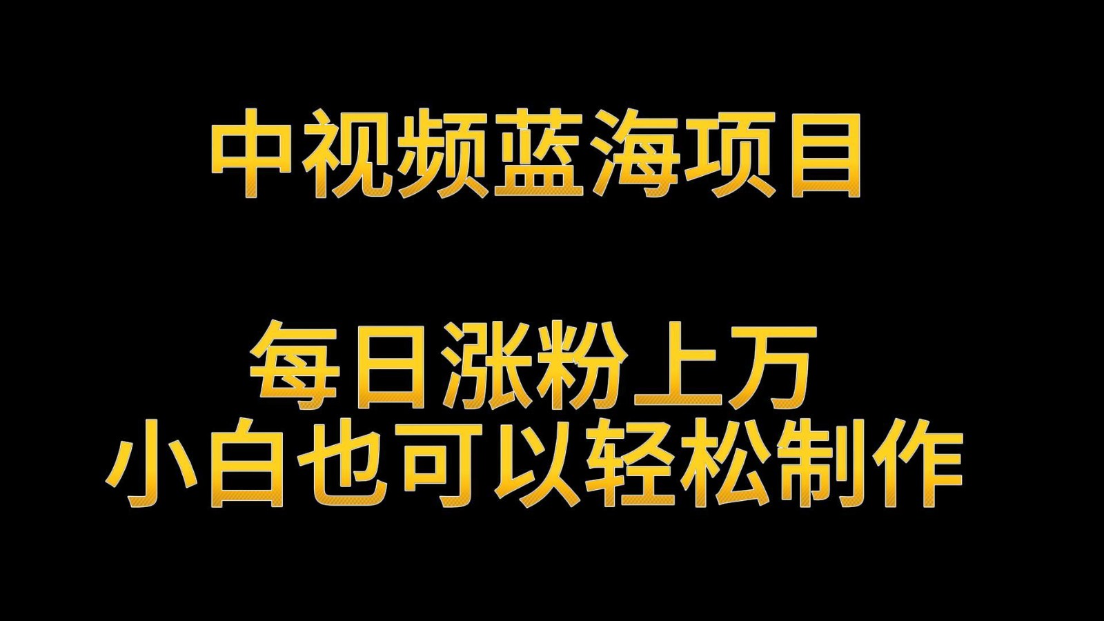 中视频蓝海项目，解读英雄人物生平，每日涨粉上万，小白也可以轻松制作，月入过万-启航188资源站