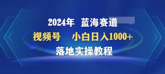 2024年视频号蓝海赛道百家讲坛，小白日入1000+，落地实操教程-启航188资源站