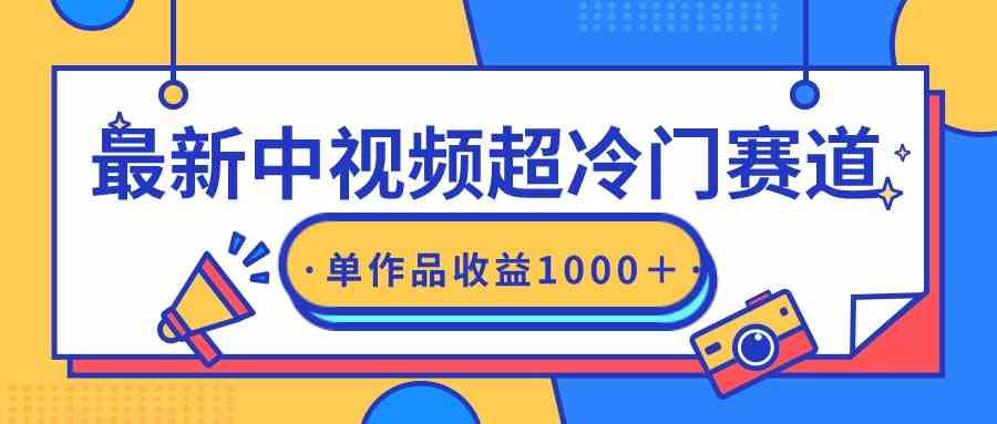 （9275期）最新中视频超冷门赛道，轻松过原创，单条视频收益1000＋-启航188资源站