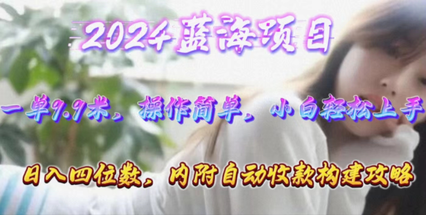 （10204期）年轻群体的蓝海市场，1单9.9元，操作简单，小白轻松上手，日入四位数-启航188资源站