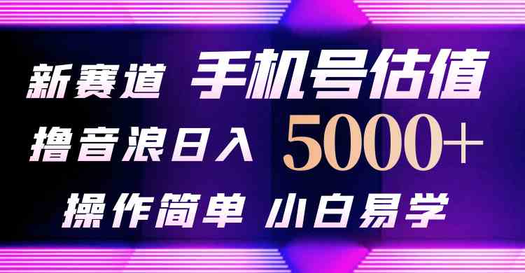 （10154期）抖音不出境直播【手机号估值】最新撸音浪，日入5000+，简单易学，适合…-启航188资源站