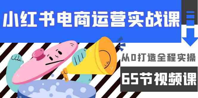 （9724期）小红书电商运营实战课，​从0打造全程实操（65节视频课）-启航188资源站