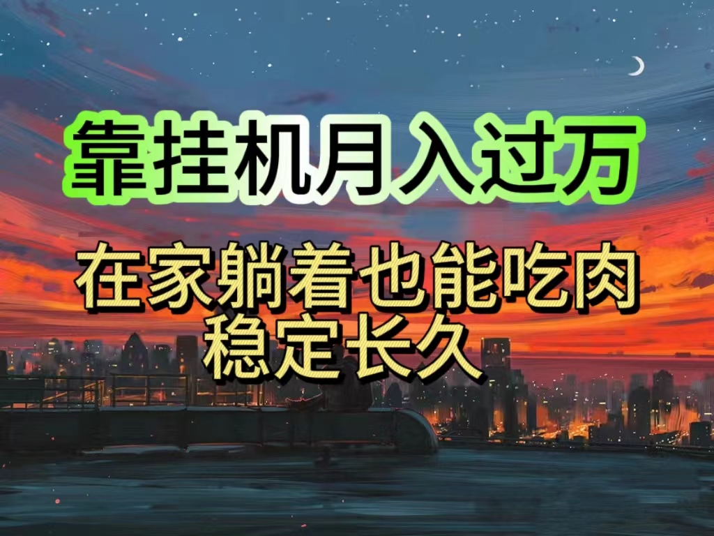 （10921期）挂机项目日入1000+，躺着也能吃肉，适合宝爸宝妈学生党工作室，电脑手…-启航188资源站