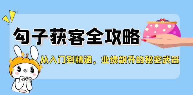 （12247期）从入门到精通，勾子获客全攻略，业绩飙升的秘密武器-启航188资源站