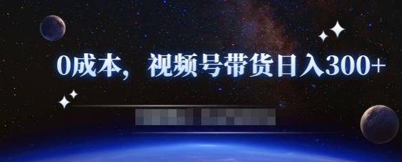 零基础视频号带货赚钱项目，0成本0门槛轻松日入300+【视频教程】￼-启航188资源站