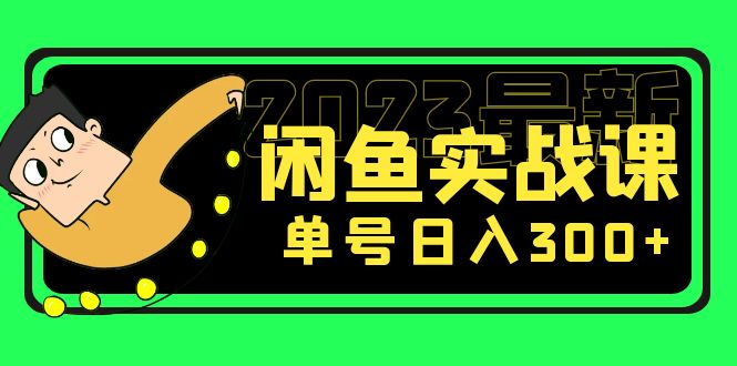 花599买的闲鱼项目：2023最新闲鱼实战课，单号日入300+（7节课）-启航188资源站