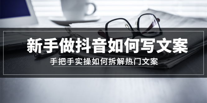 （4619期）新手做抖音如何写文案，手把手实操如何拆解热门文案-启航188资源站