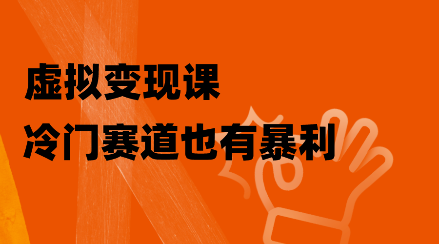 （8219期）虚拟变现课，冷门赛道也有暴利，手把手教你玩转冷门私域-启航188资源站