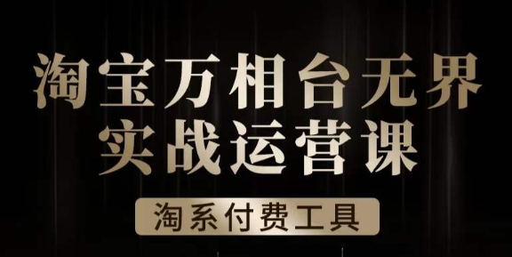 沧海·淘系万相台无界实战运营课，万相台无界实操全案例解析-启航188资源站