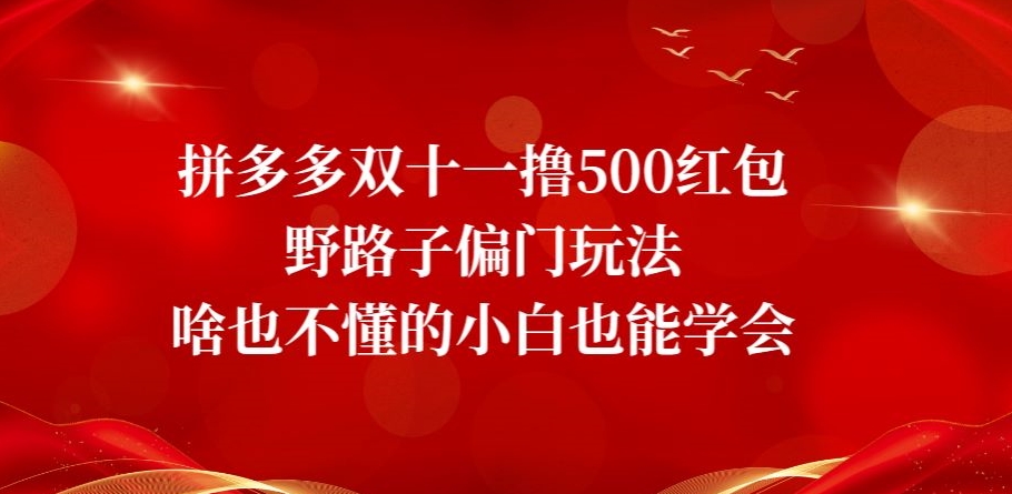 首发价值2980最新淘宝无货源不开车自然流超低成本截流玩法日入300+【揭秘】【1111更新】-启航188资源站