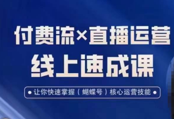 视频号付费流实操课程，付费流✖️直播运营速成课，让你快速掌握视频号核心运营技能-启航188资源站