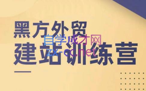 黑方老师·谷歌B端独立站建站推广-启航188资源站