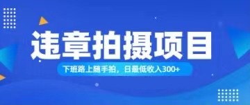 （11698期）随手拍也能赚钱？对的日入300+-启航188资源站