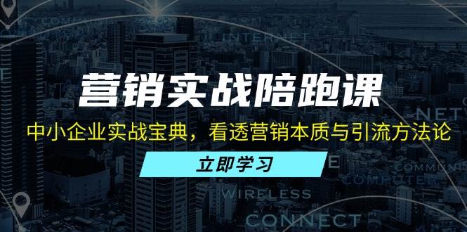 （13146期）营销实战陪跑课：中小企业实战宝典，看透营销本质与引流方法论-启航188资源站