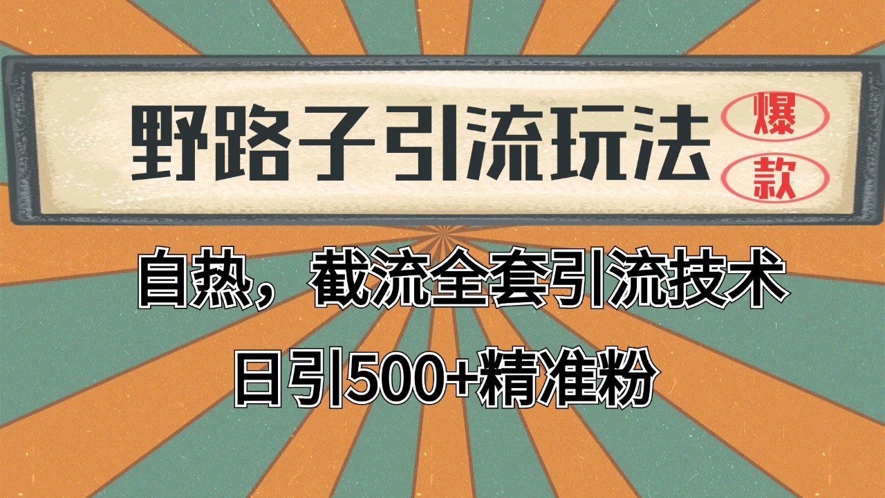 抖音小红书视频号全平台引流打法，全自动引流日引2000+精准客户-启航188资源站