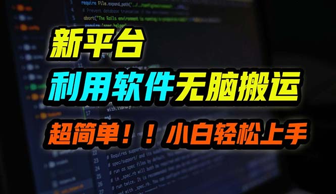 B站平台用软件无脑搬运，月赚10000+，小白也能轻松上手-启航188资源站