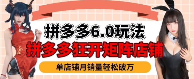 拼多多虚拟商品暴利6.0玩法，轻松实现月入过W-启航188资源站